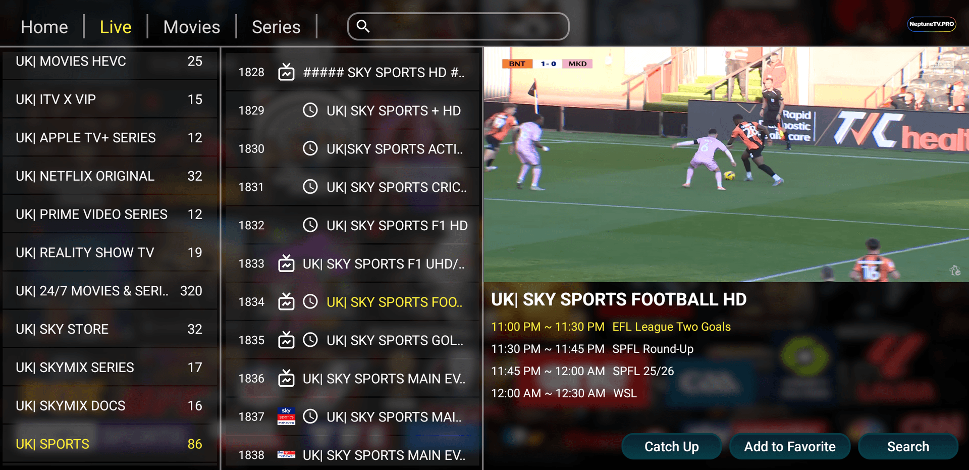 Live UI